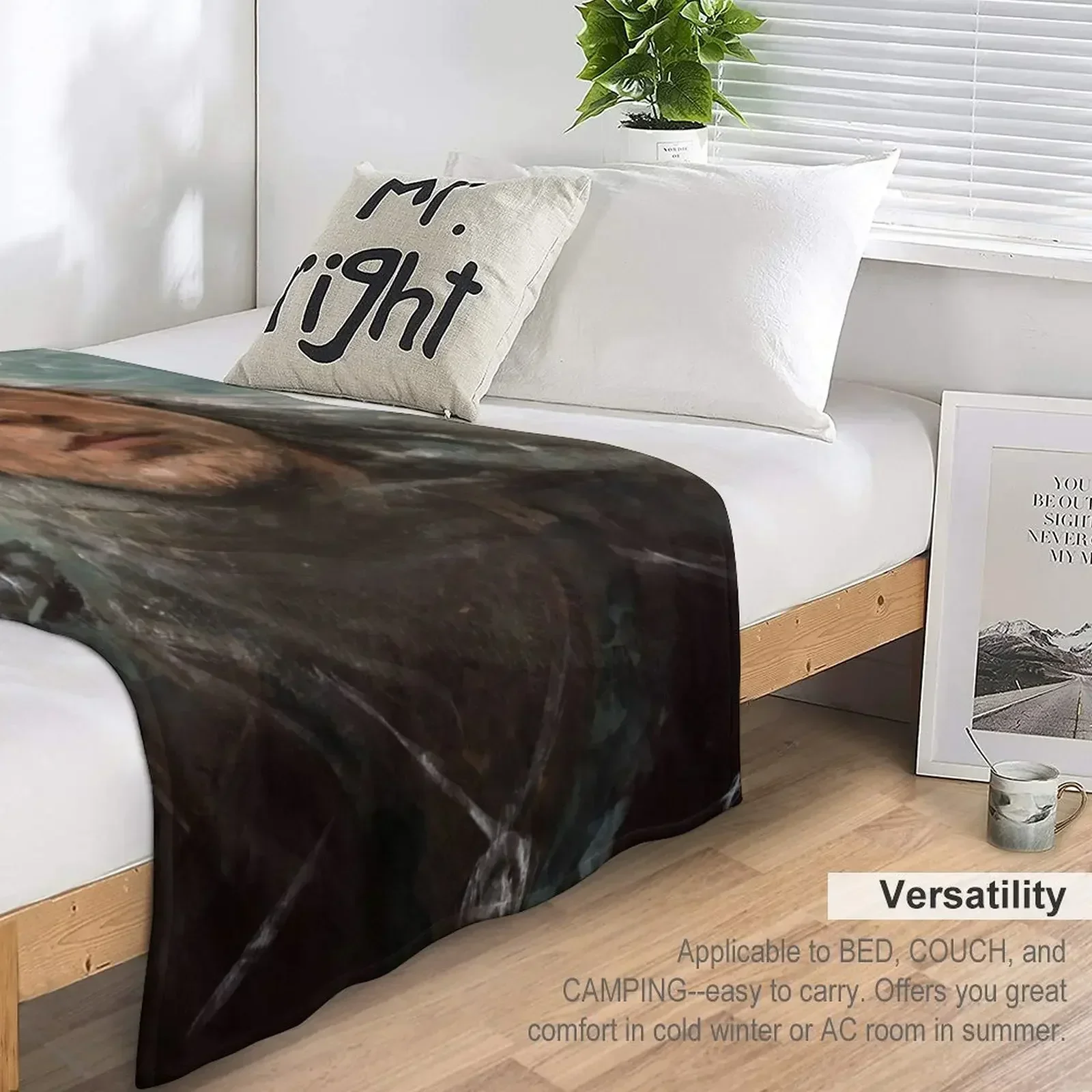 Роскошное дизайнерское одеяло с кайдами Генри кавилл-Геральт ривии очень