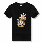 Футболка женская летняя с японским аниме принтом, милая мультяшная рисунок Джоджо приключений, Топ унисекс