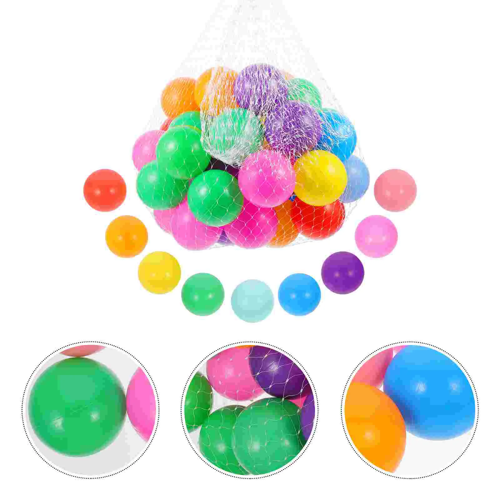

50 Pcs Toys Toddlers Decorative Pits Balls Ballpit Kids Plastic Colorful