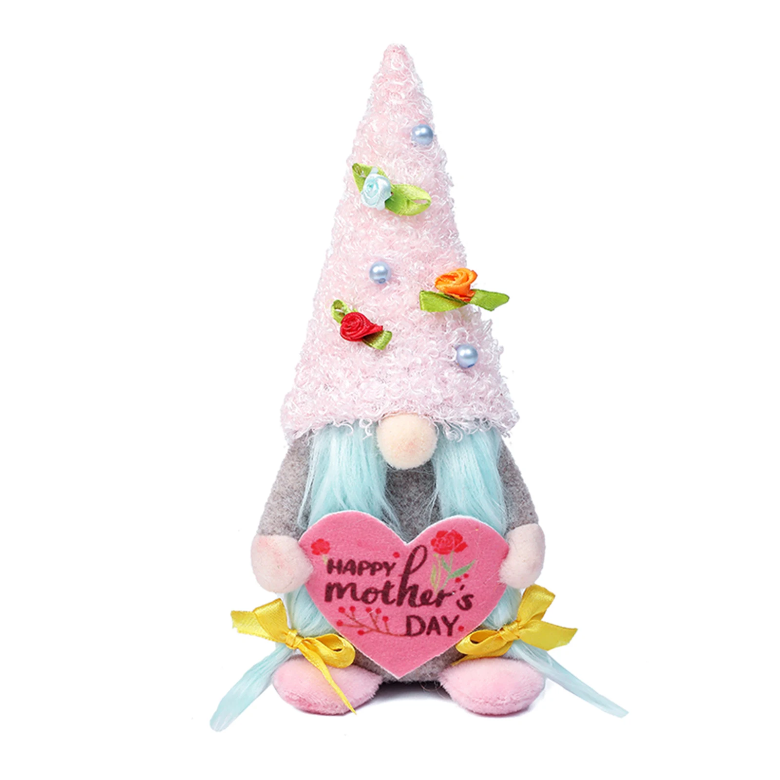 

Spring Gnomes Mother's Day Plush Gnome Decorations Adorable Stuffed Gnome Decor Ornaments Standing Gnome Plush Doll Decorations