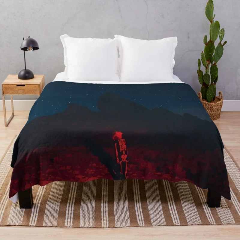

Night Bridgers Land Star Throw Blanket Blankets For Bed Anti-Pilling Flannel Beautiful Blankets