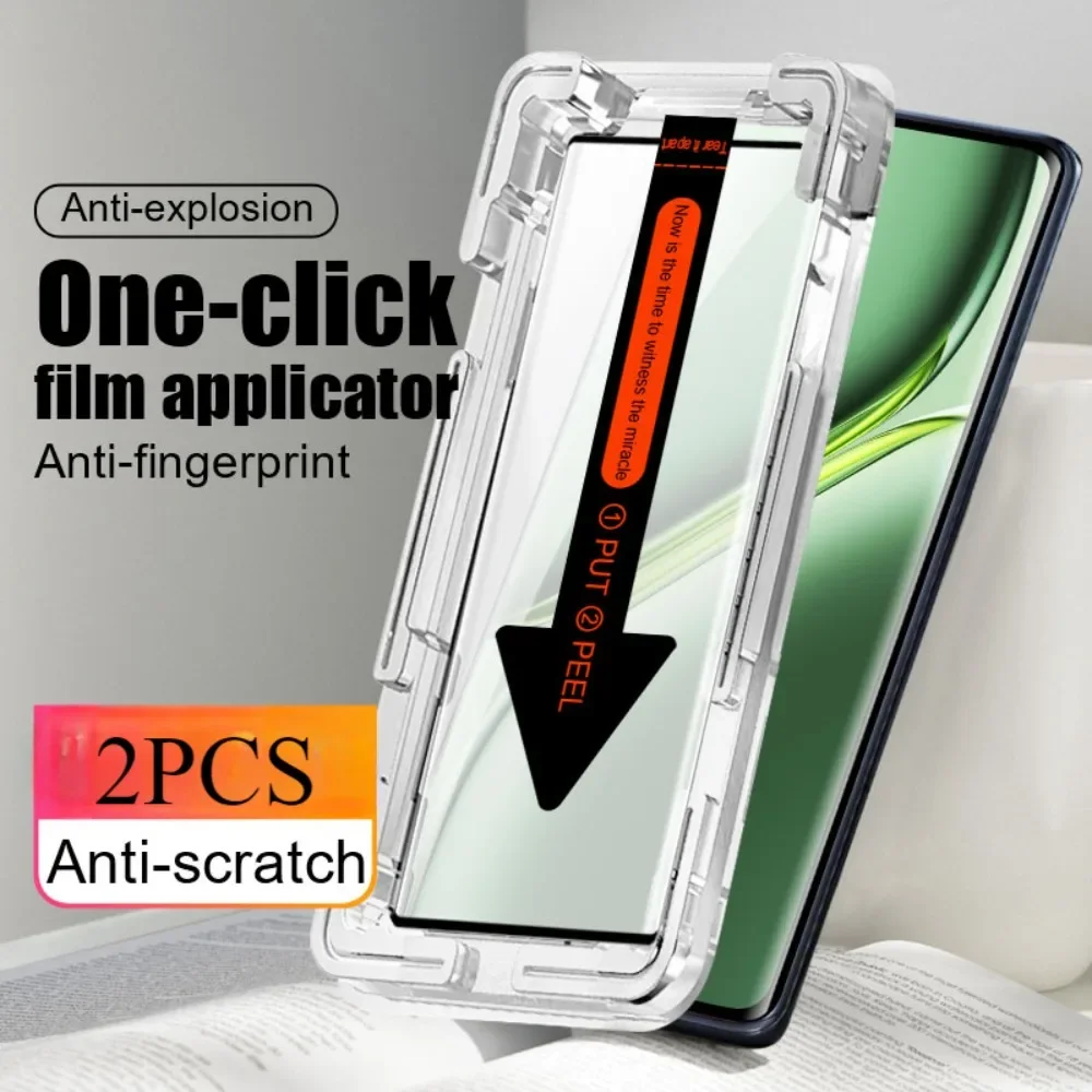 2 шт. стеклянная защитная пленка для смартфона Oneplus 12 11 10 полное покрытие экрана