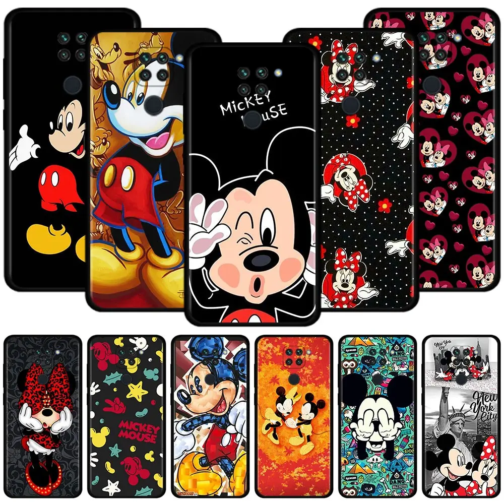 

Smartphone Case For Xiaomi Redmi K40 9C 9A 9 8 7A 10 2022 Note 11 11E 10 8 Pro 9S 9T 8T 7 9 Cover Silicon Funda Mickey Mouse