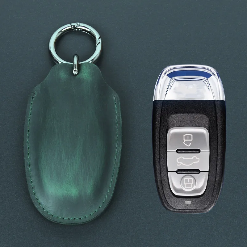 

Genuine Leather Car Key Bag Pickup Bag Storage Bag Card Bag Purse For BMW Audi Buick Toyota Car Key Leather Sheath