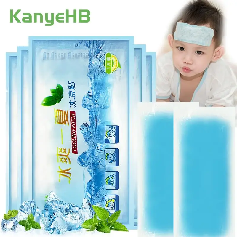 

5 шт. = 5 пакетов, охлаждающие гелевые Пластыри для детей