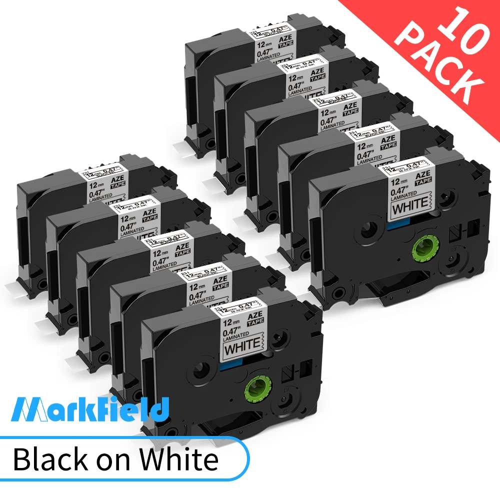 231 10 шт. 12 мм ламинированная лента для этикеток совместимая с Brother 334 335 131 631 P-Touch