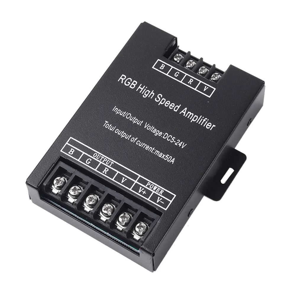 Светодиодный 30A 50A 400W RGB высокоскоростной усилитель светодиодный одноцветный