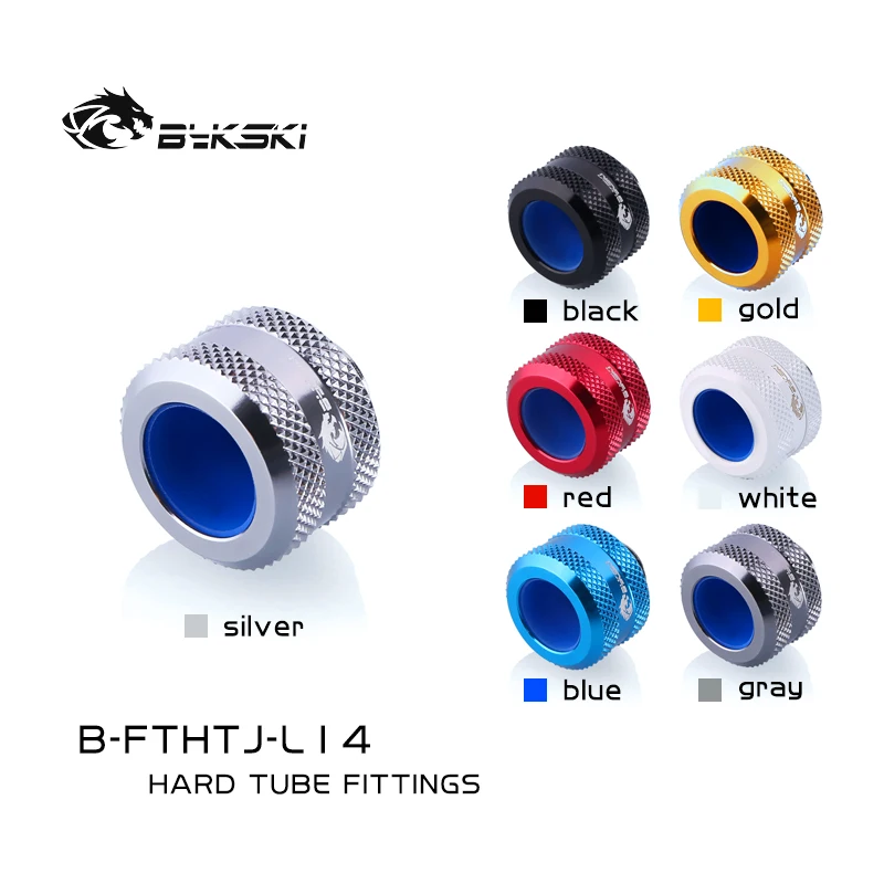 

Bykski G1/4" B-FTHTJ-L12 B-FTHTJ-L14 B-FTHTJ-L16 pc water cooling Hard tube fittings connector for Fitting For OD12mm 14mm 16mm