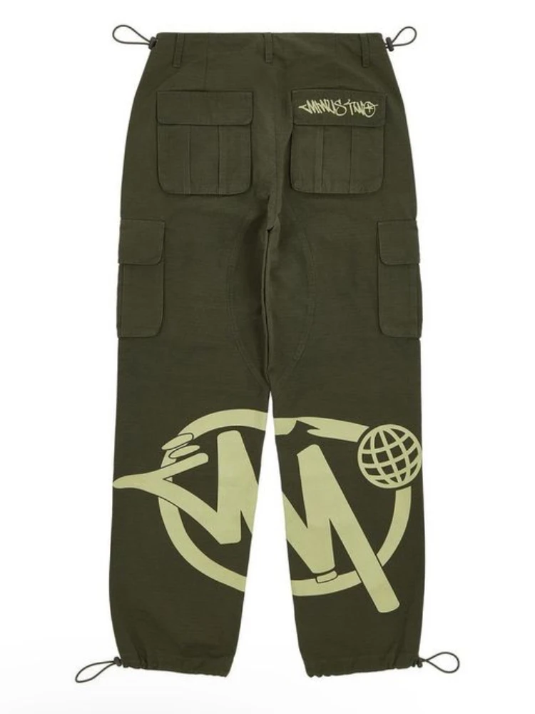 

High Waist Straight embroidery Joggers Women Baggy Pants New Vintage Harajuku Y2k Cargo Pants Women Fashion Streetwear Pockets