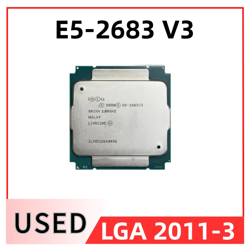

Xeon E5-2683 V3 2.0GHz 14-core 35MB FCLGA2011-3 22nm 120W E5 V3 Processor E5-2683V3