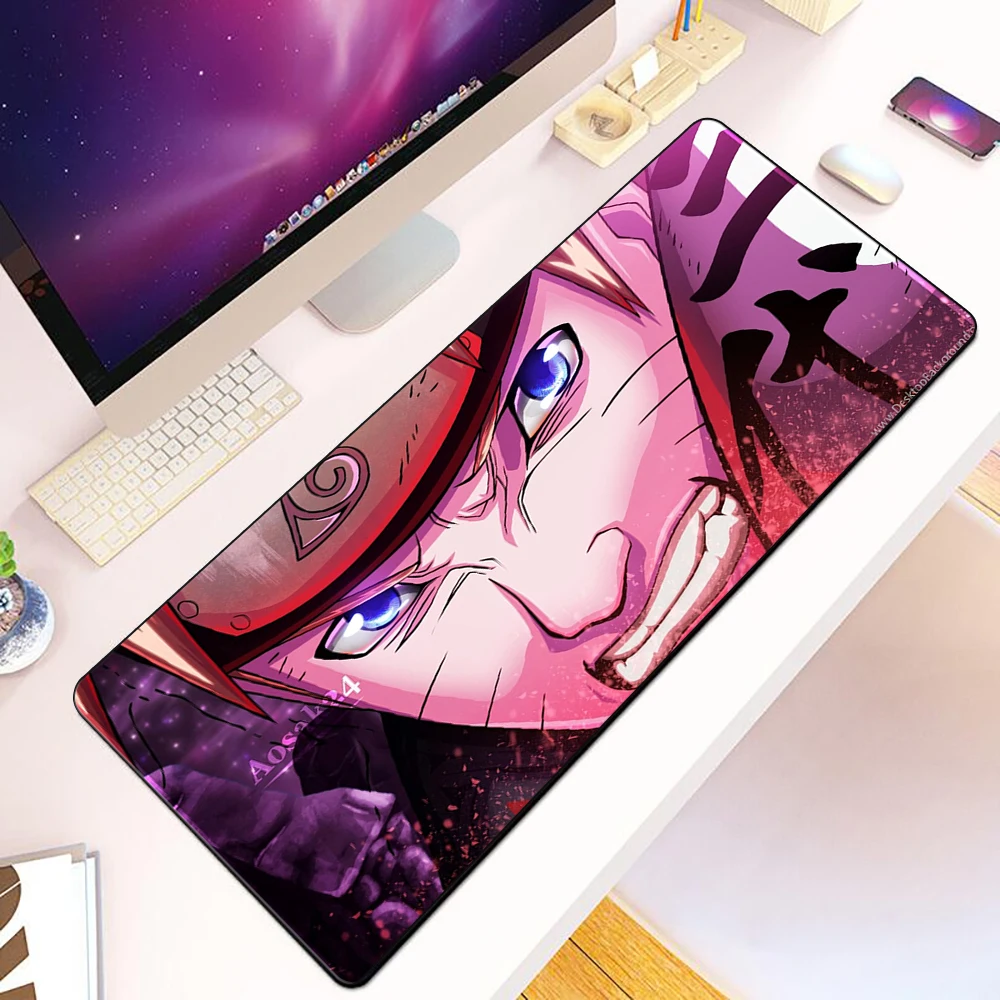 

Naruto Akatsuki Kakashi Uchiha Itachi Mousepad HD Printing Computer Gamers Locking Edge Non-slip Mouse Pad Keyboard PC Desk Pad
