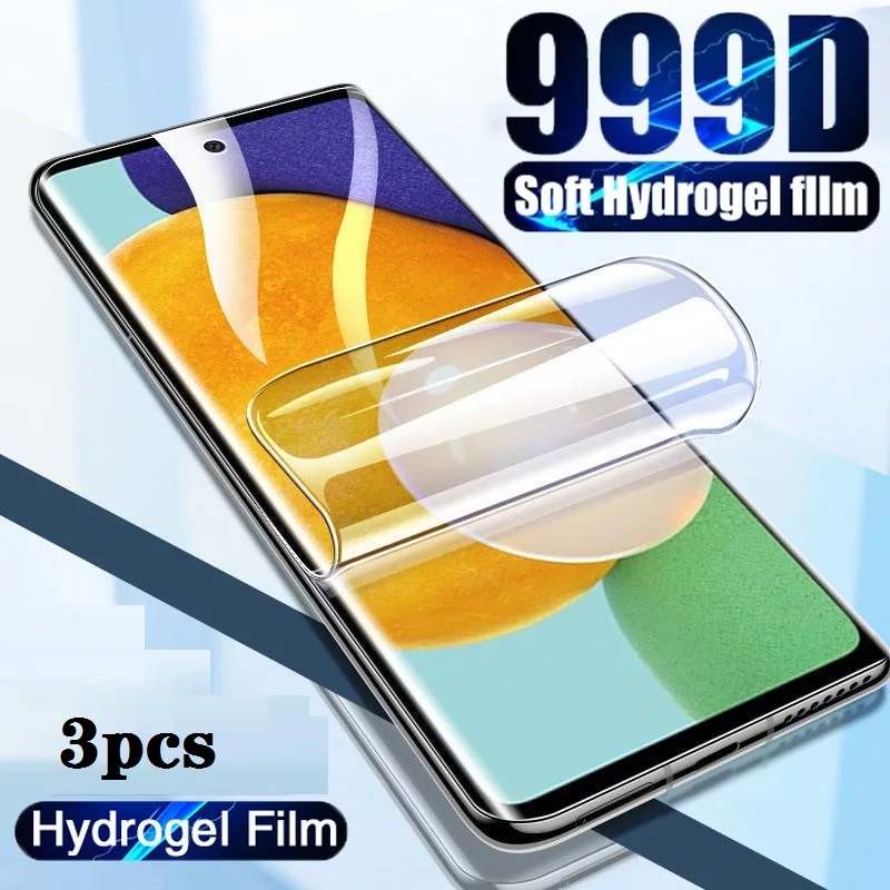 3Pcs Hydrogel film For Xiaomi Mi 11 9 12 Lite 5G NE 10T Pro Screen Protector for 10 13 11i 8 6 9T A3 A2 lite