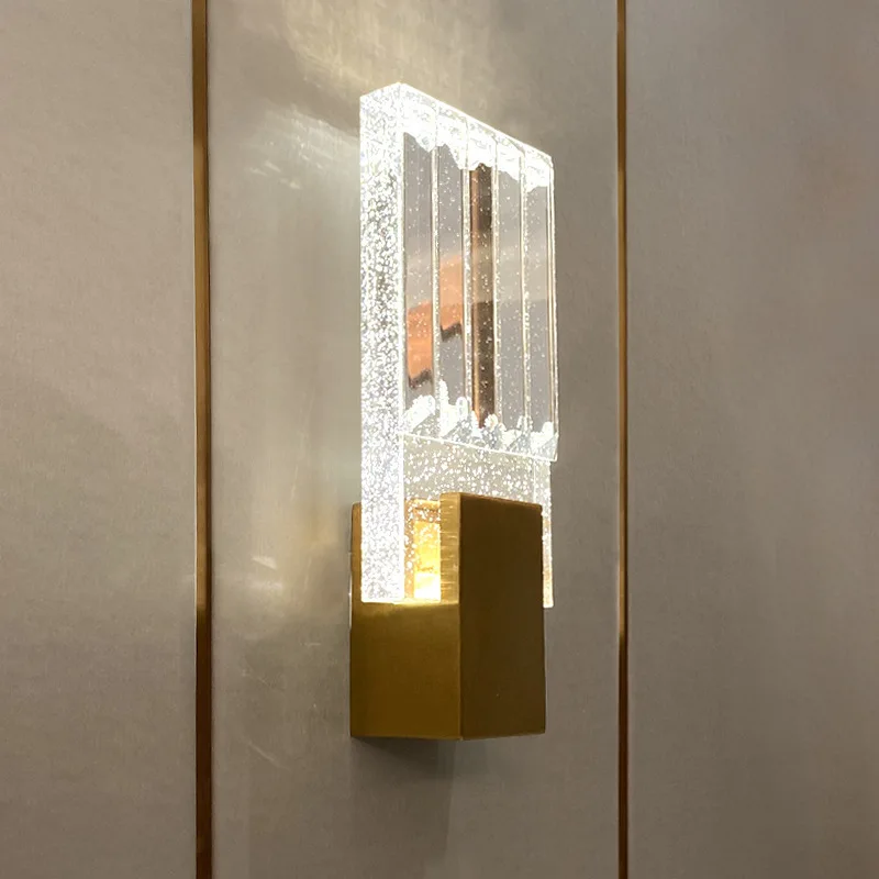 Modern LED Bubble Wall Light Living Dining Room Luxury Wall Lamp Sconce Bedroom Lighting Kitchen Aisle Corridor Lighting Fixture
