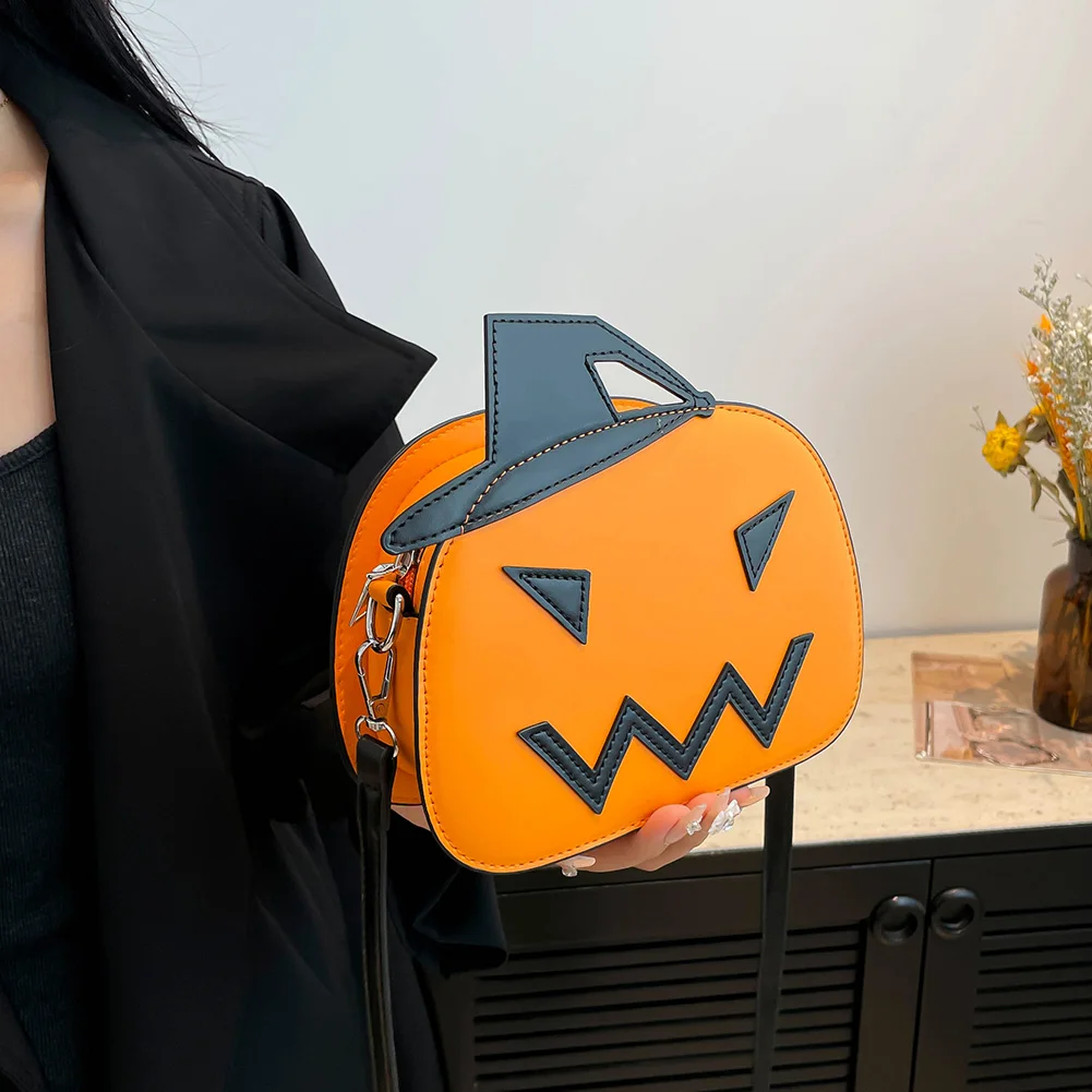 Сумка-тоут на плечо в виде тыквы для Хэллоуина