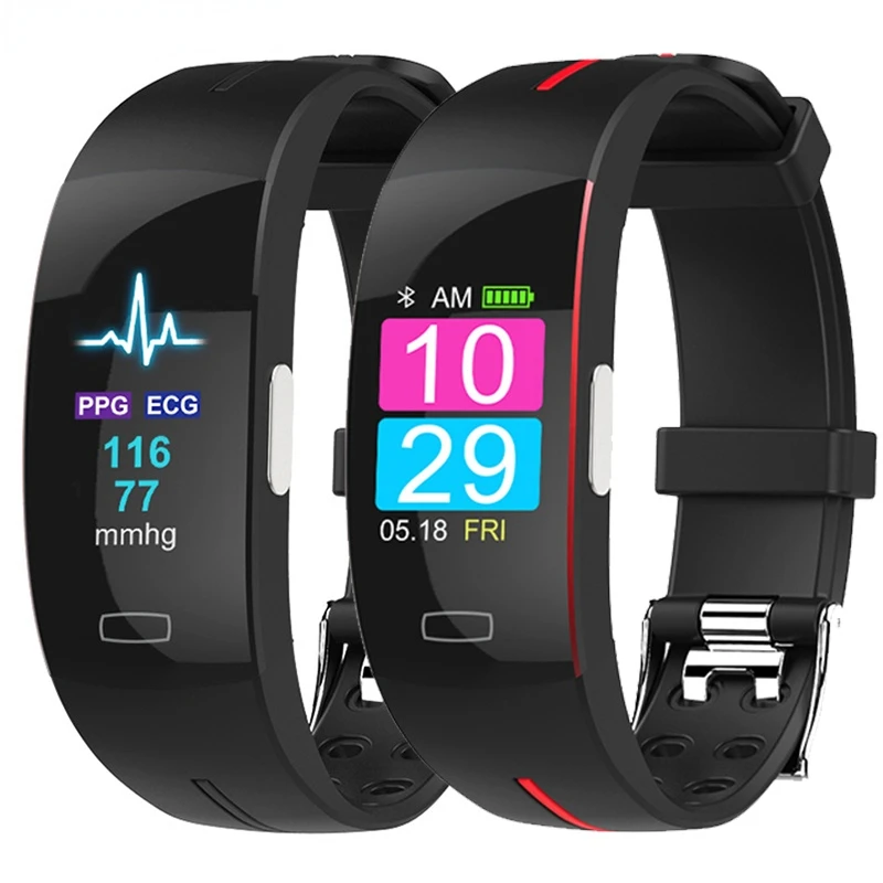 

H66 Plus Blood Pressure Measurement Band PPG ECG HRV Smart Bracelet Fitness Activity Tracker Health Wearable Devices Genuine New