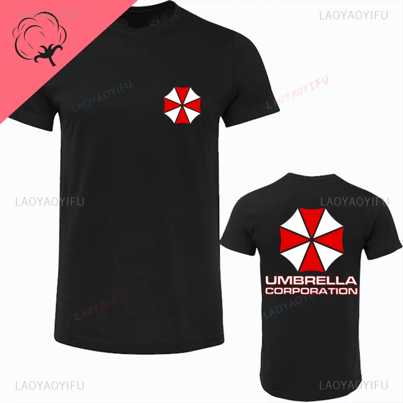 Хлопковая футболка с принтом коротким рукавом и круглым вырезом