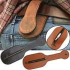 Водонепроницаемая поясная сумка унисекс, спортивный кожаный кошелек для мелочи, многофункциональный мужской бумажник на пояс для самообороны, для путешествий