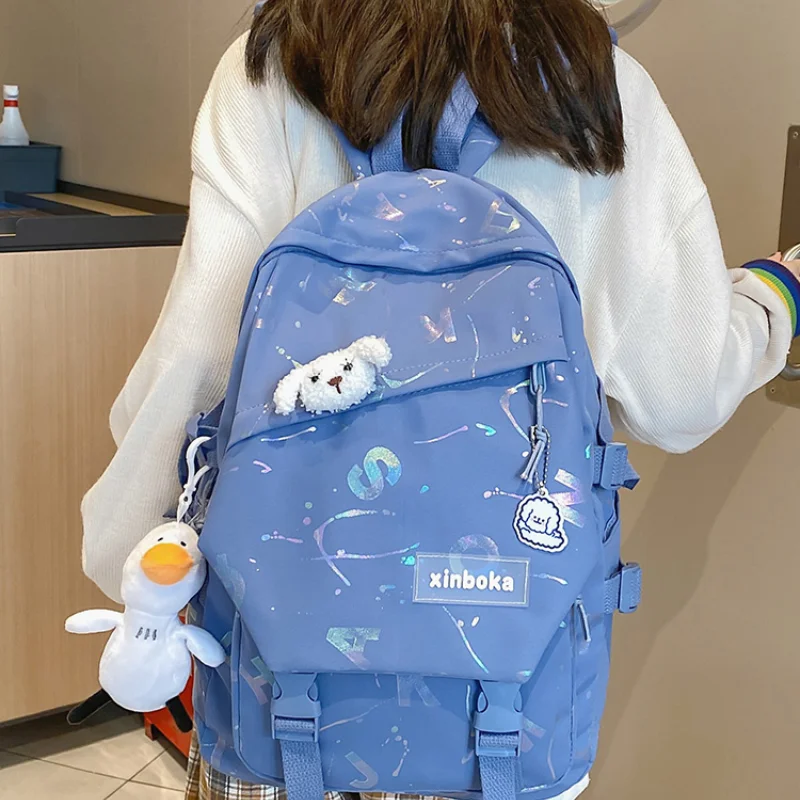 

Schoolbag High school girls high school large capacity lightweight waterproof backpack girls niche college backpack