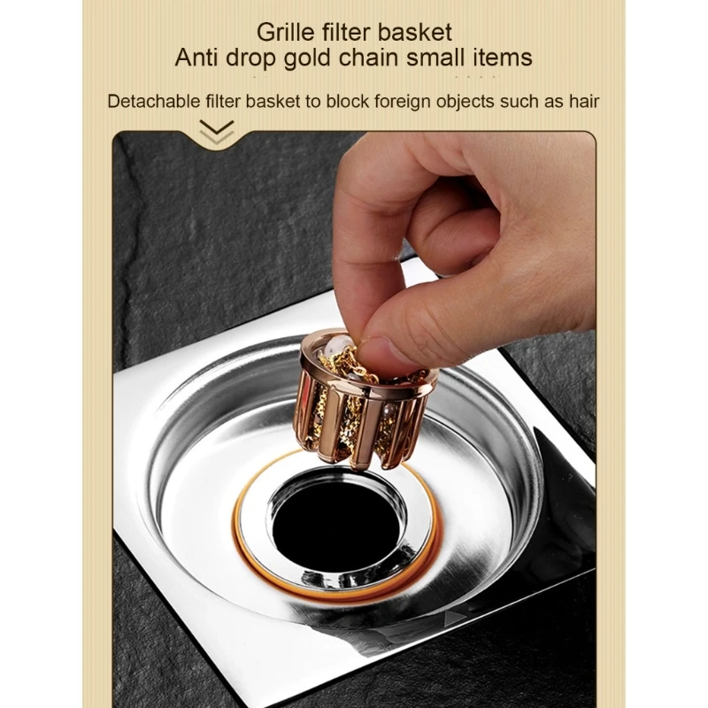 

1pc Floor Drain Stop Clogs and Eliminate Bad Odors Choose Our Quality Bathroom School Office Kitchen Toilet Supply