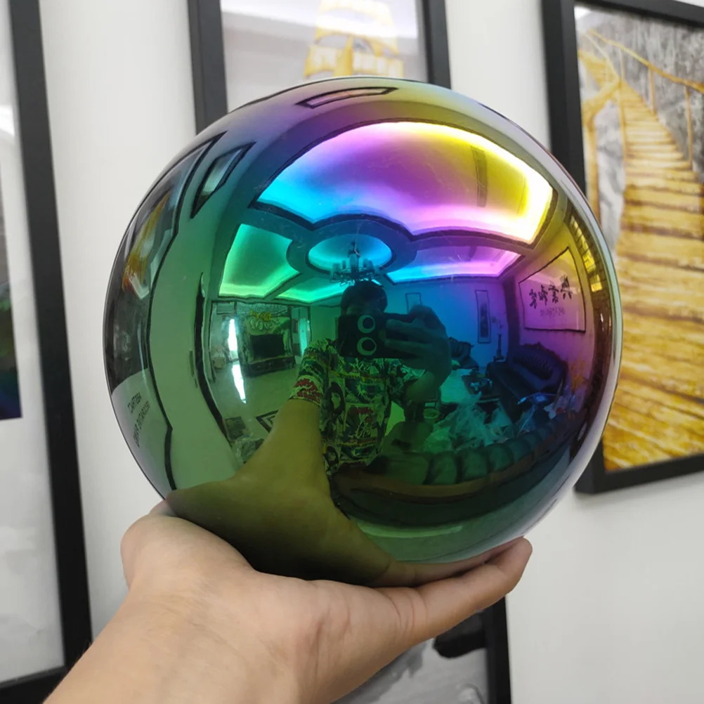 

Garden Reflective Ball Outdoor Decor Patio Decorations Stainless Steel Gazing Mirror Spheres Globe