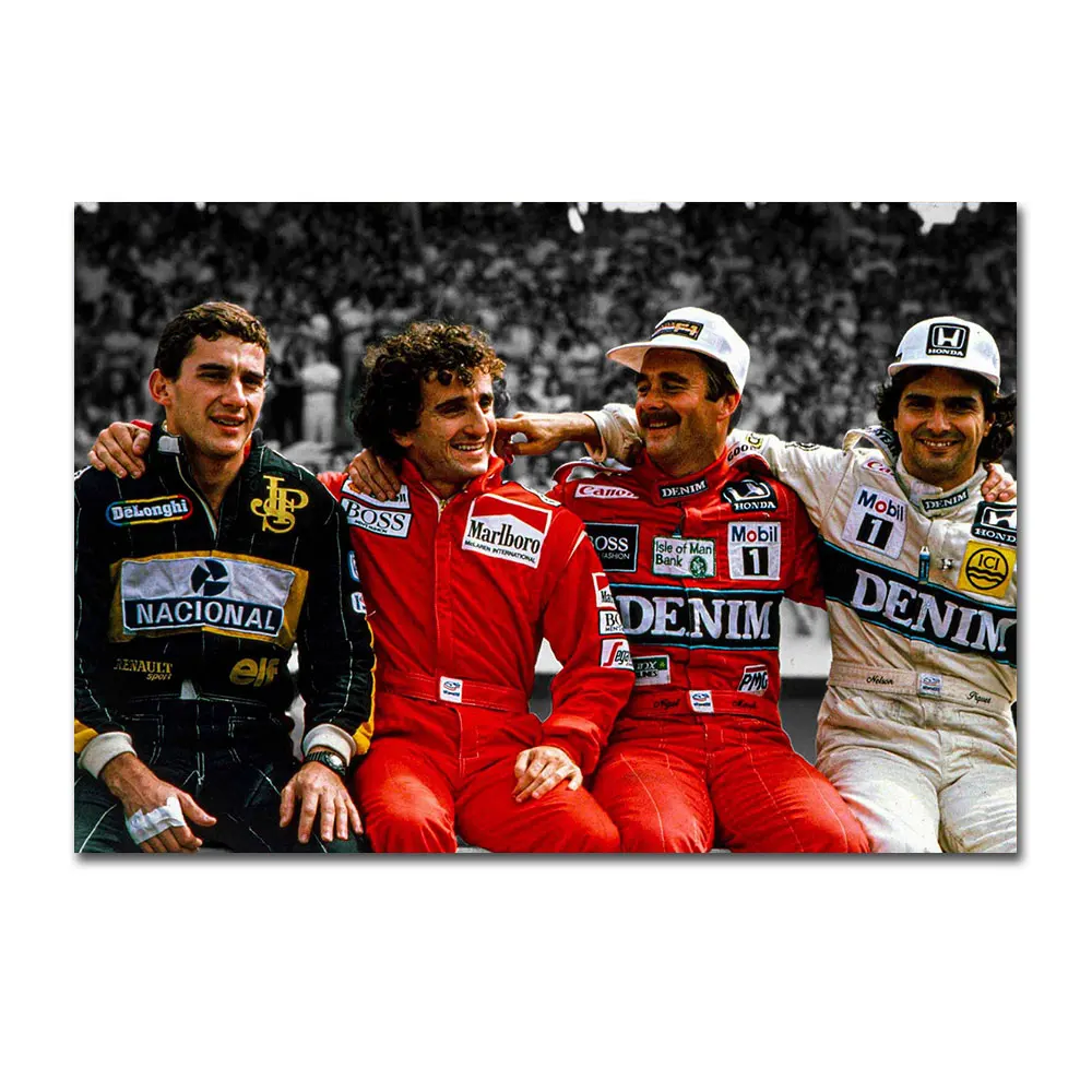 

Постеры Formula 1 Legends Ayrton Senna Alain Prost AUTOMOTIVESHENYI