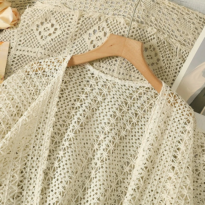 Лидер продаж Темпераментная Женская Вязаная Шаль с кисточками дизайнерская