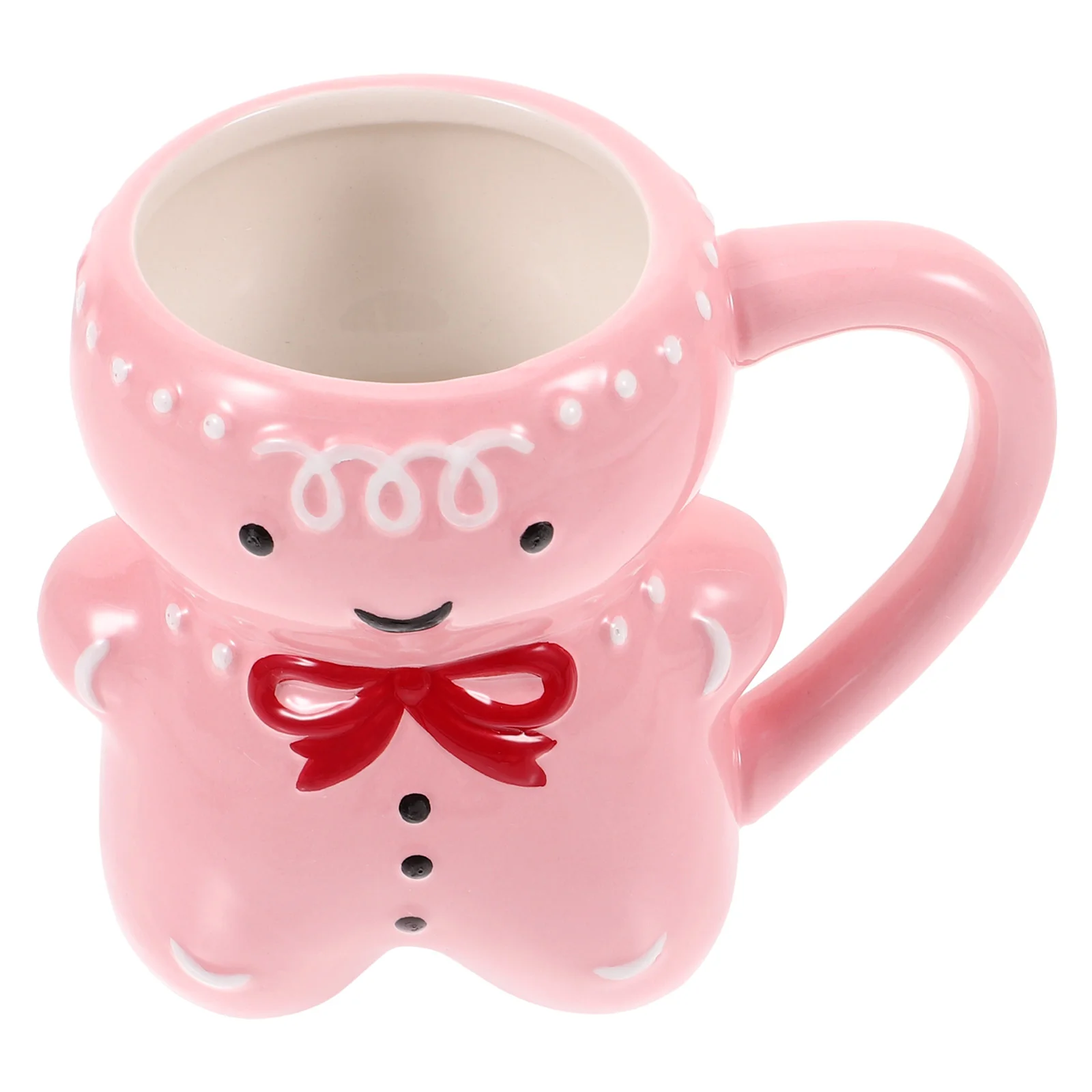 

Ceramic Mug Gingerbread Porcelain Water Tea Coffee Lovely Breakfast Cup Milk Glasses Latte Mugs Christmas Man