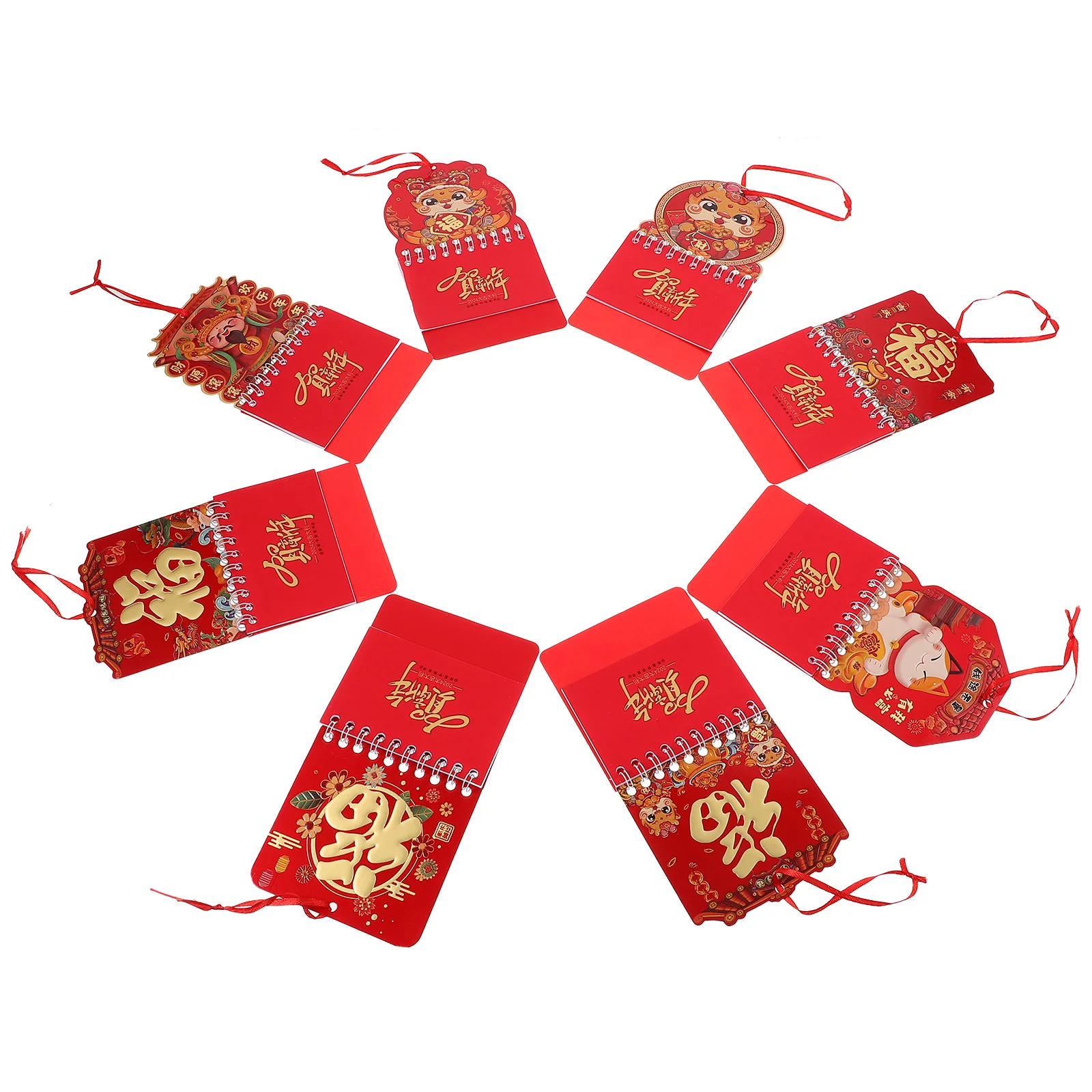 

Настенный мини-календарь, 2024 год, 8 шт.