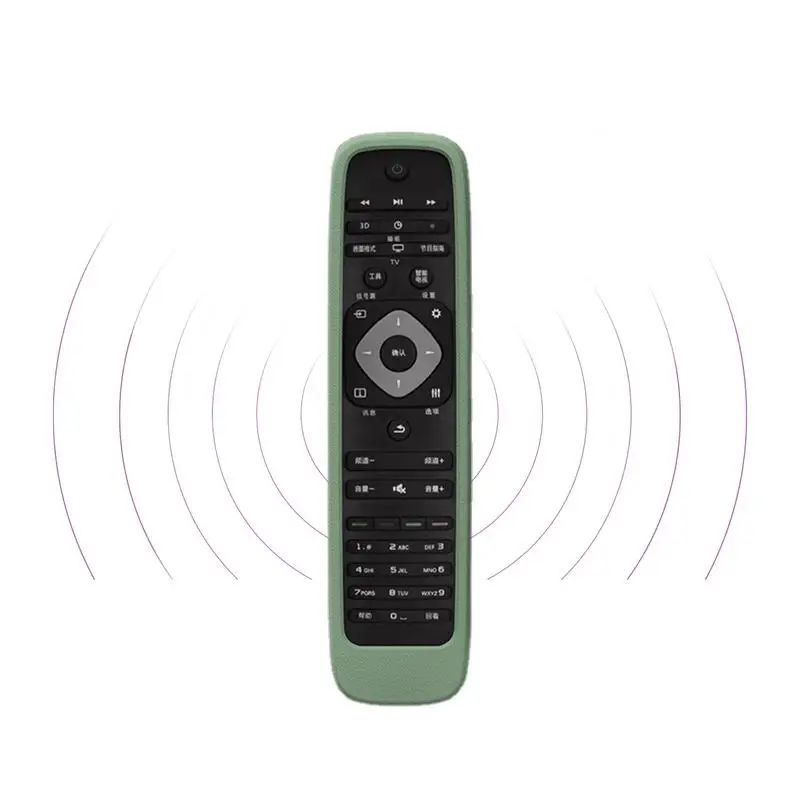 

Защитный силиконовый чехол для телевизора 4K, противоударный моющийся Ударопрочный силиконовый чехол для пульта дистанционного управления с защитой от падения