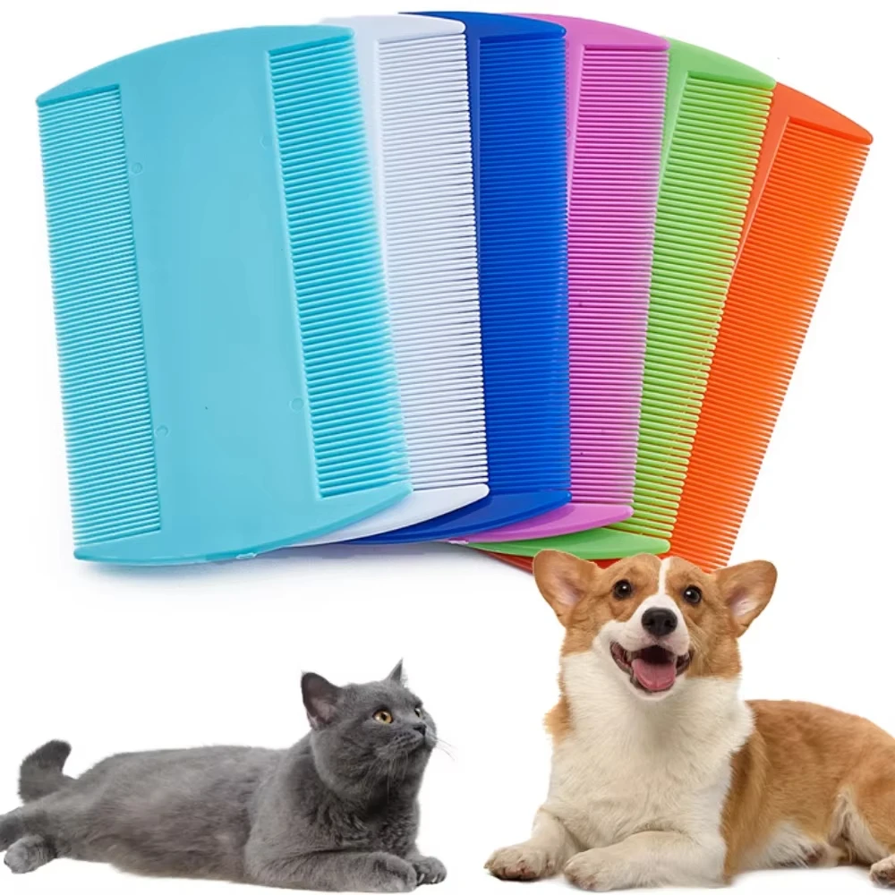 Двусторонняя расческа для волос с тонкими зубьями домашних животных расчески