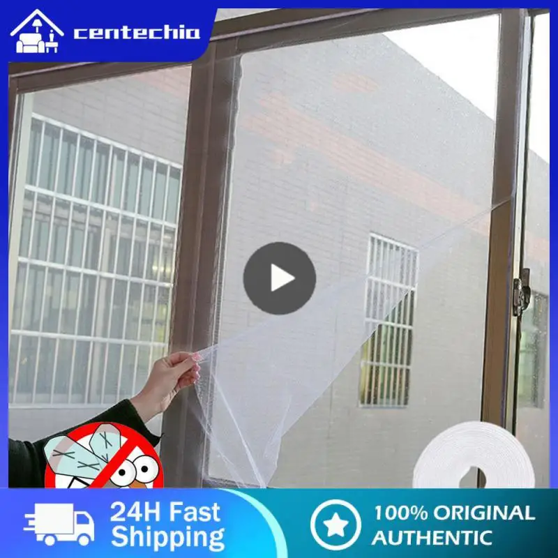 

White Home Window Screen Insect ScreenMesh Net Insect Fly Bug Mosquito Moth Door Protection Netting