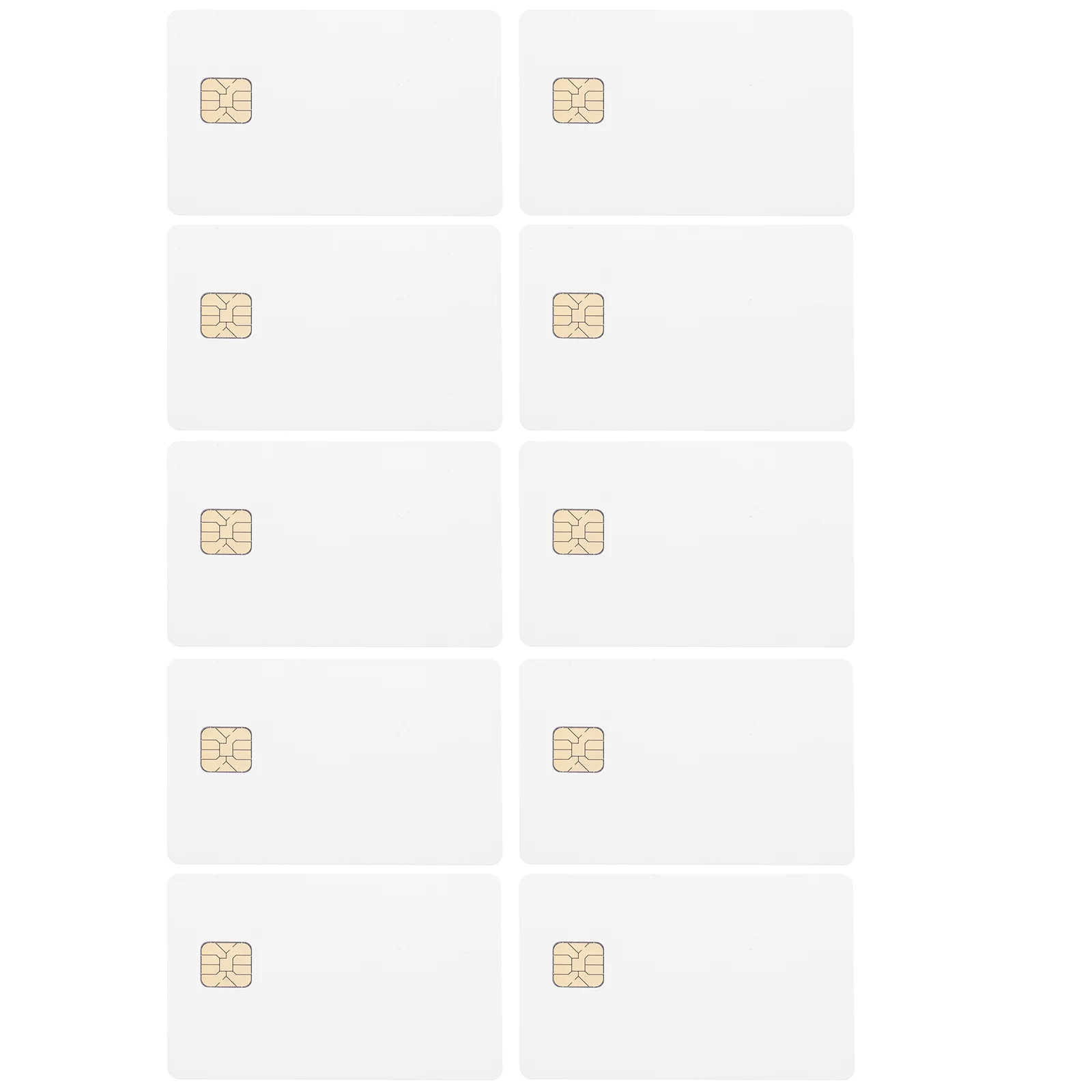 

10pcs White Card With Chip IC Card Chip Card For Hotel Access Control System