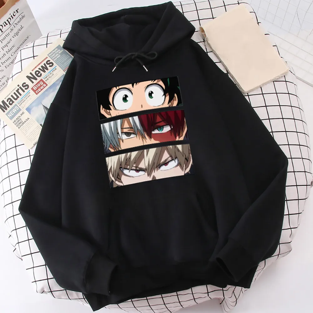 

Men's Women's Hoodie Sweatshirt My Hero Academia Prints Oversized Pullover Sweats Men Fashion Hoodies Kids Boy Clothing Todoroki