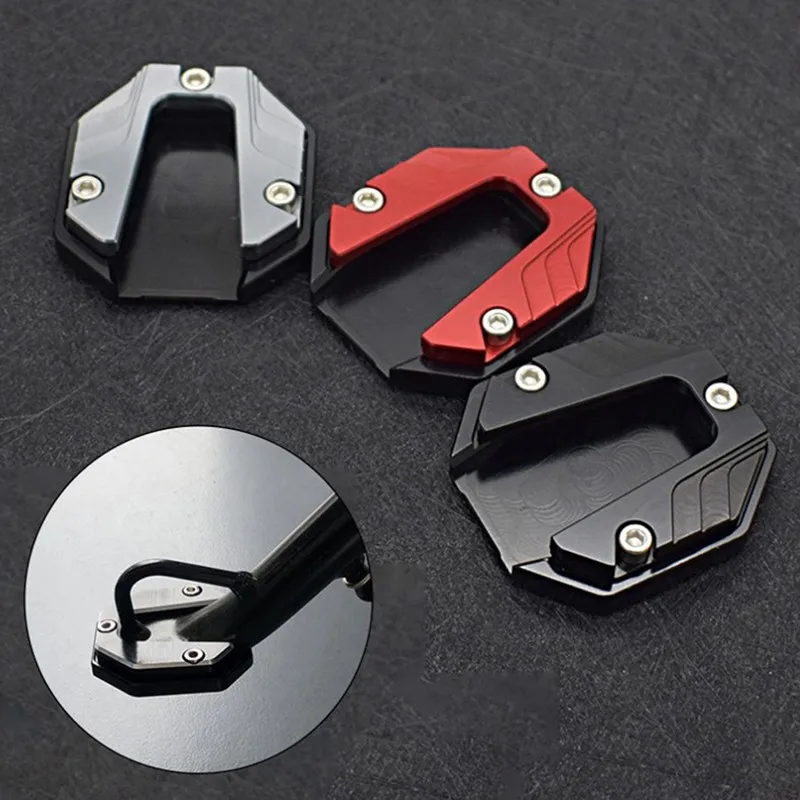 

Aluminum Alloy Motorcycle Bike Kickstand Extender Foot Side Stand Extension Foot Pad Support Plate Motorbike Accessories