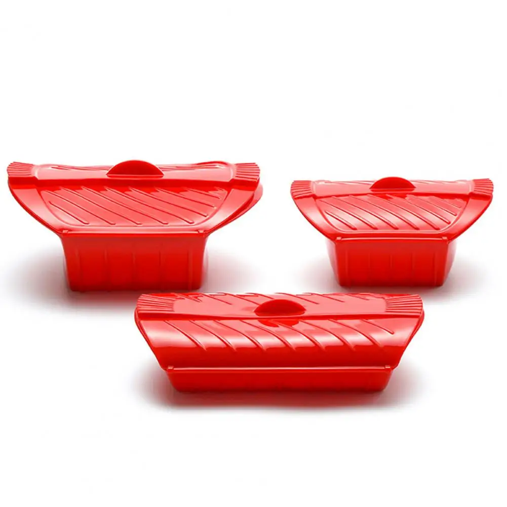 

Professional Fish Steamer BPA Free Microwave Oven Steamer Food Grade Silicone Steaming Dish Microwave Cookware Steaming