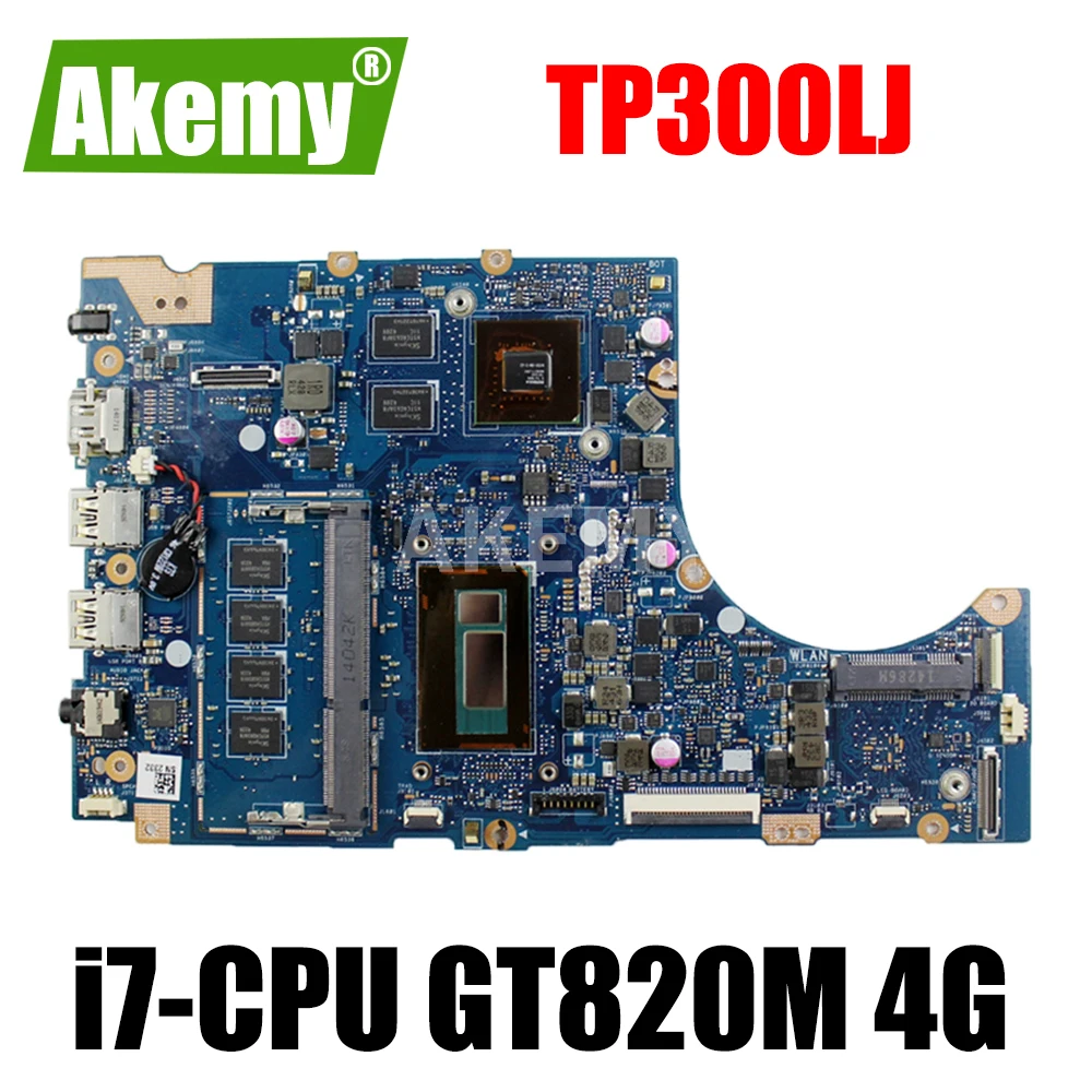 

XinKaidi TP300LJ Laptop motherboard For ASUS TP300LJ TP300LD TP300L mainboard 100%Tested i7-CPU GT820M 4GB RAM