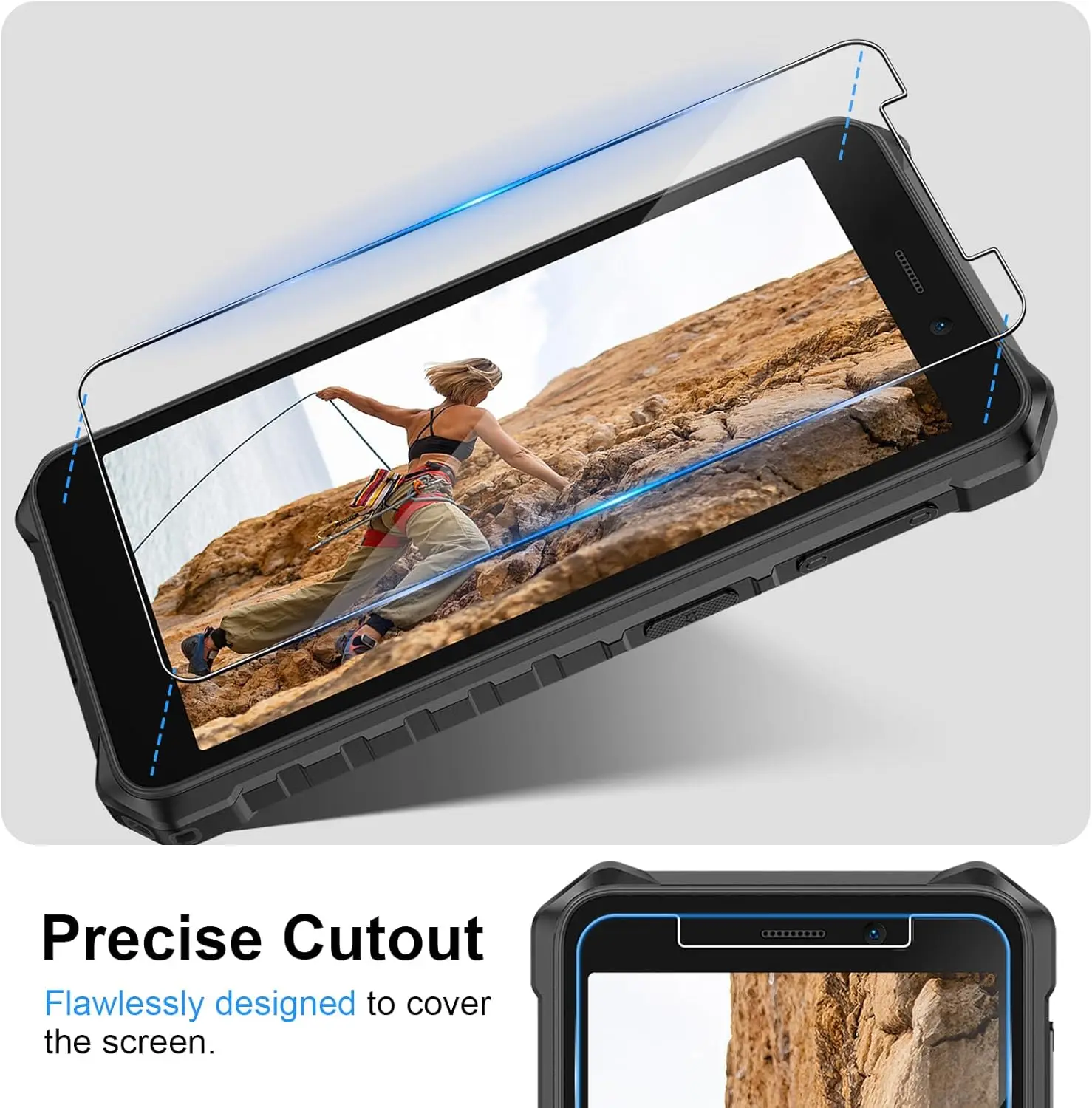 Фото Защитное стекло 2.5D 9H для Ulefone Rugking 2 Pro №2