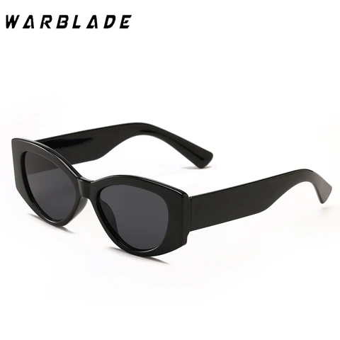 Торговая марка WarBLade 2023, модные трендовые очки кошачий глаз, UV400, солнцезащитные очки в стиле ретро, чай, леопард, мужские роскошные очки