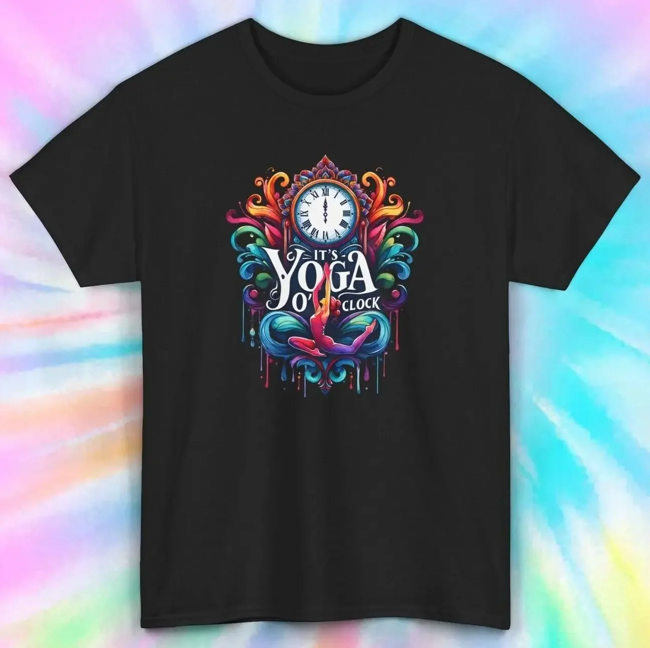 Футболка для йоги | Женская футболка с изображением часов It's Yoga