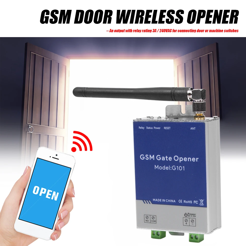 

Открыватель для ворот G101, GSM, с дистанционным управлением, Wi-Fi