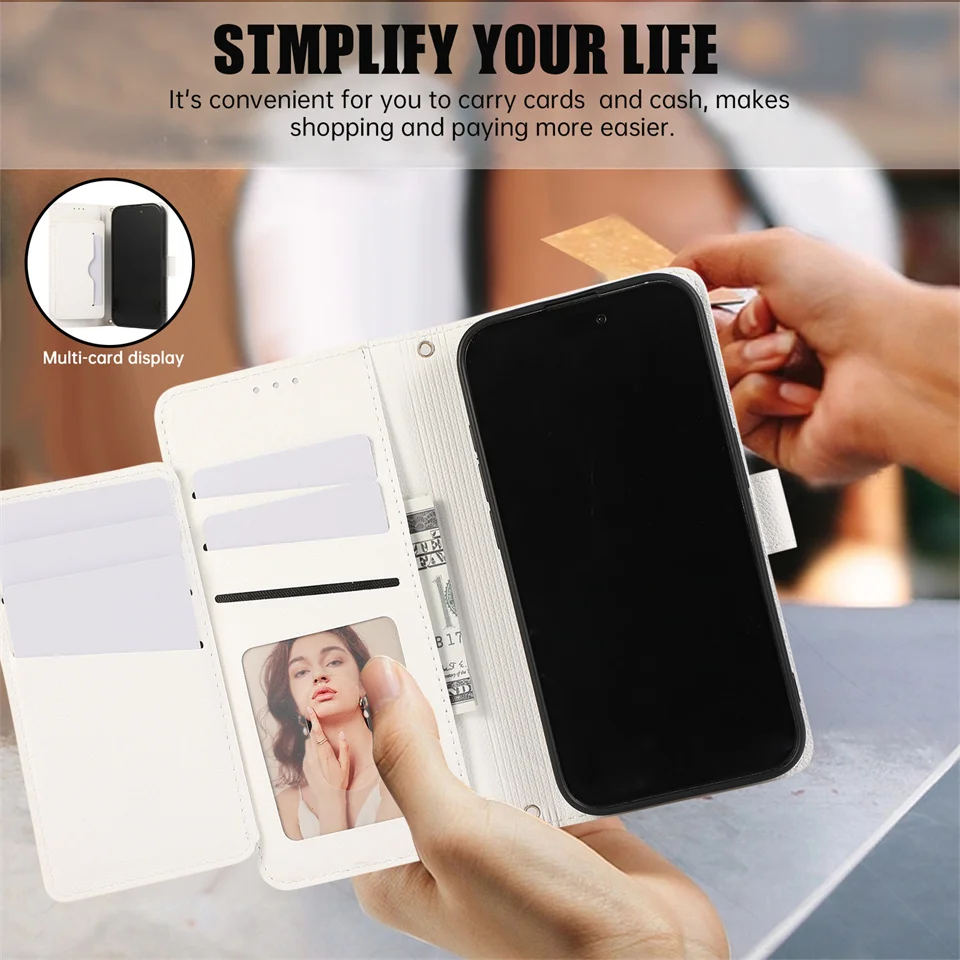 Чехол для телефона с ремешком через плечо IPhone 13 12 Mini 15 14 11 Pro Max XS X XR 7 8 Plus кошелек