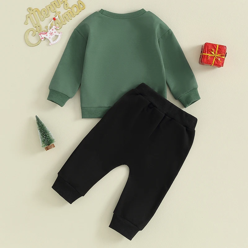 

Toddler Baby Halloween Costumes Boy Girl Pullover Long Sleeve Sweatshirt Pants Pumpkin Outfit Fall Clothes