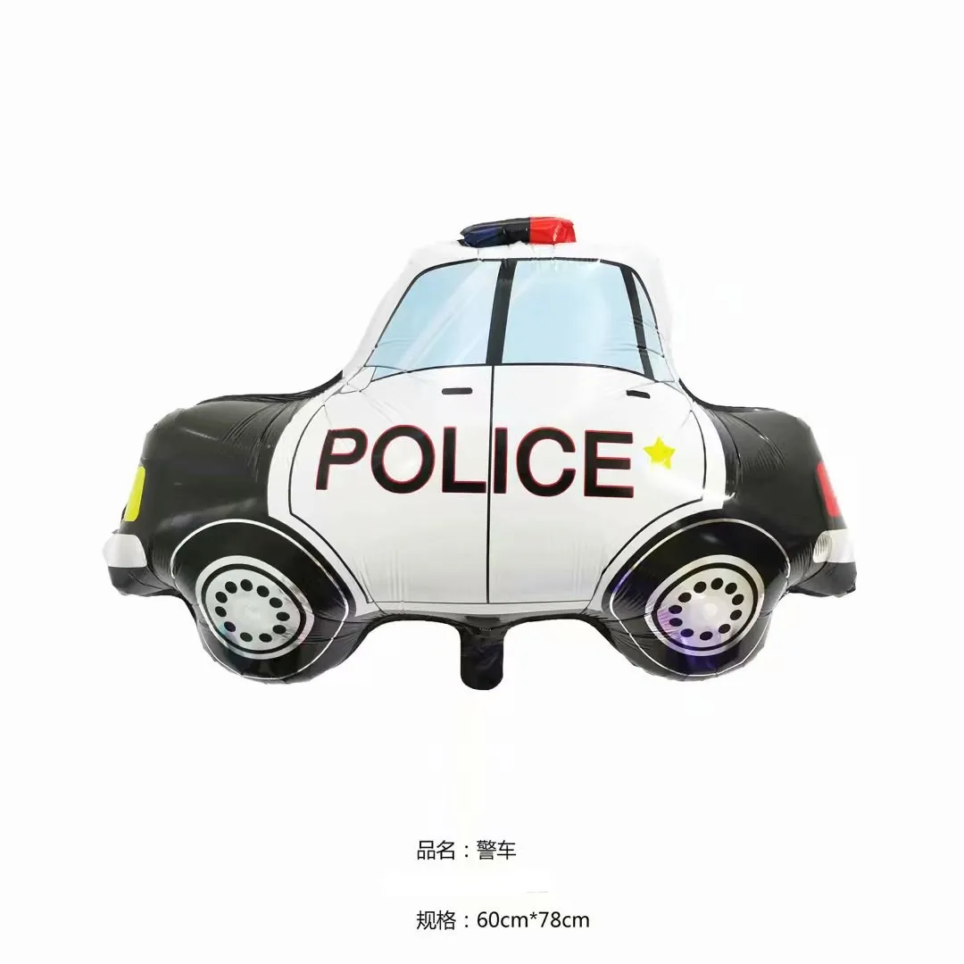 1 шт. Мультяшные автомобильные воздушные шары поезд Пожарная машина Танк