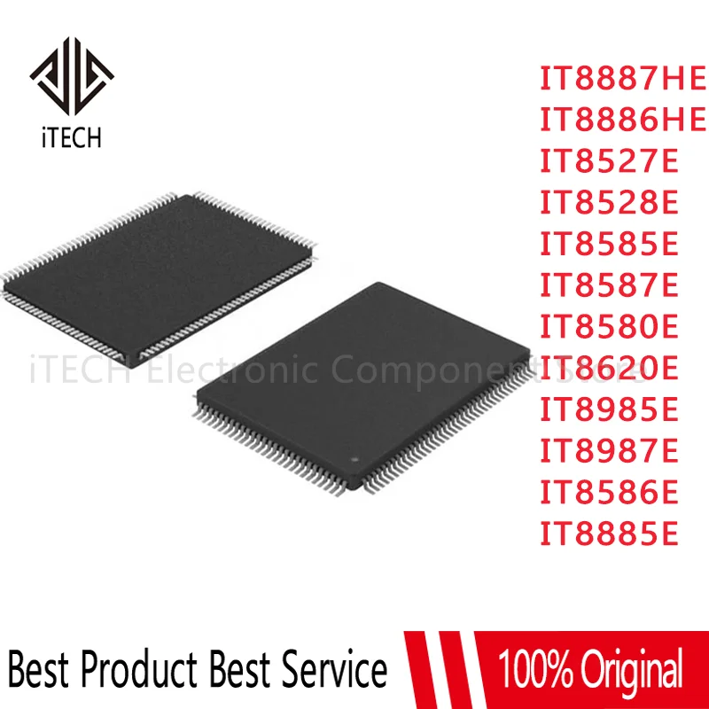 

100% New IT8527E IT8528E IT8585E IT8587E IT8580E IT8620E IT8985E IT8987E IT8586E IT8885E IT8886HE IT8887HE QFP-128 Chipset