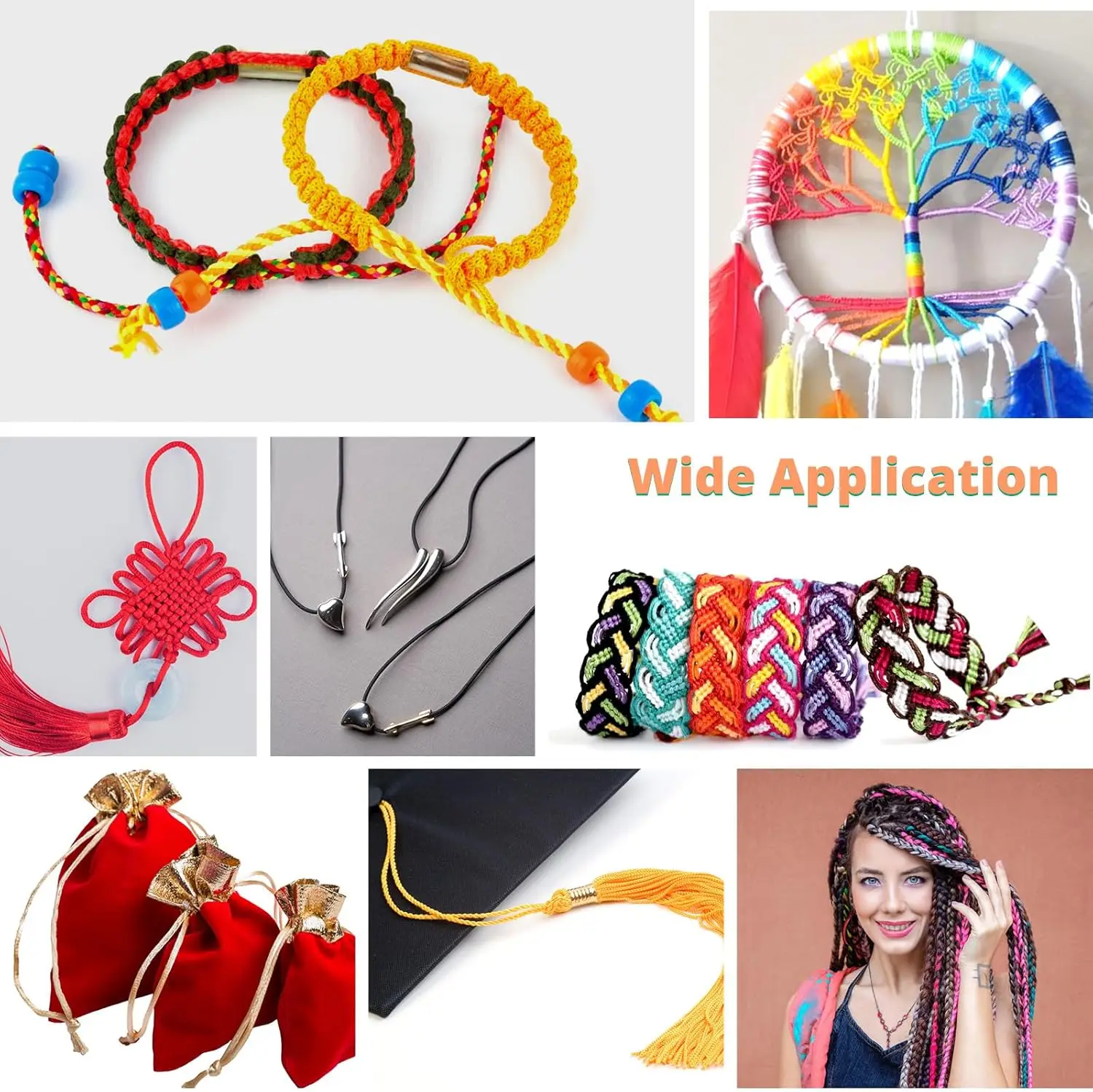 Нейлоновая нить для рукоделия Decor Crystals 0 8 мм 100 ярдов