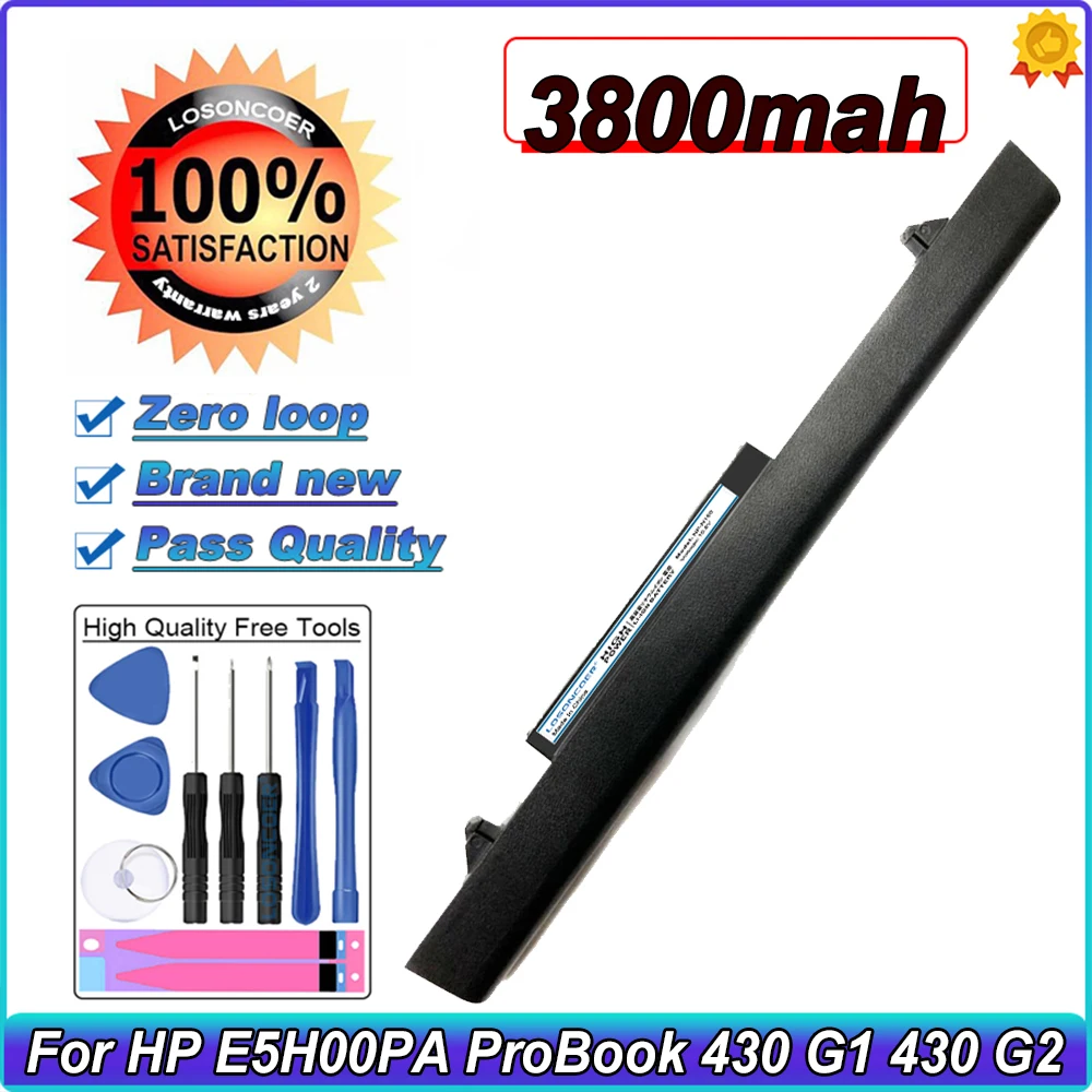 Аккумулятор H6L28AA 3800, HSTNN-W01C мА · ч, RA04 HSTNN-IB4L, для ноутбука HP E5H00PA ProBook 430 G1 430 G2 H6L28AA HSTNN-W01C