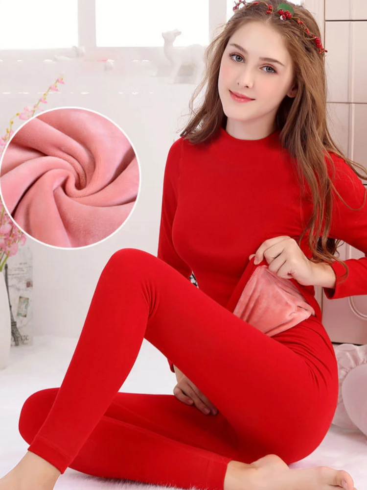 Thermal underwear women's thickening and velvet tops in winter high-neck slim body autumn clothing velvet bottoming shirt
