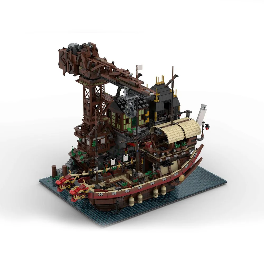 Строительные блоки MOC модульная Магнитная вращающаяся лебедка стрела штатива