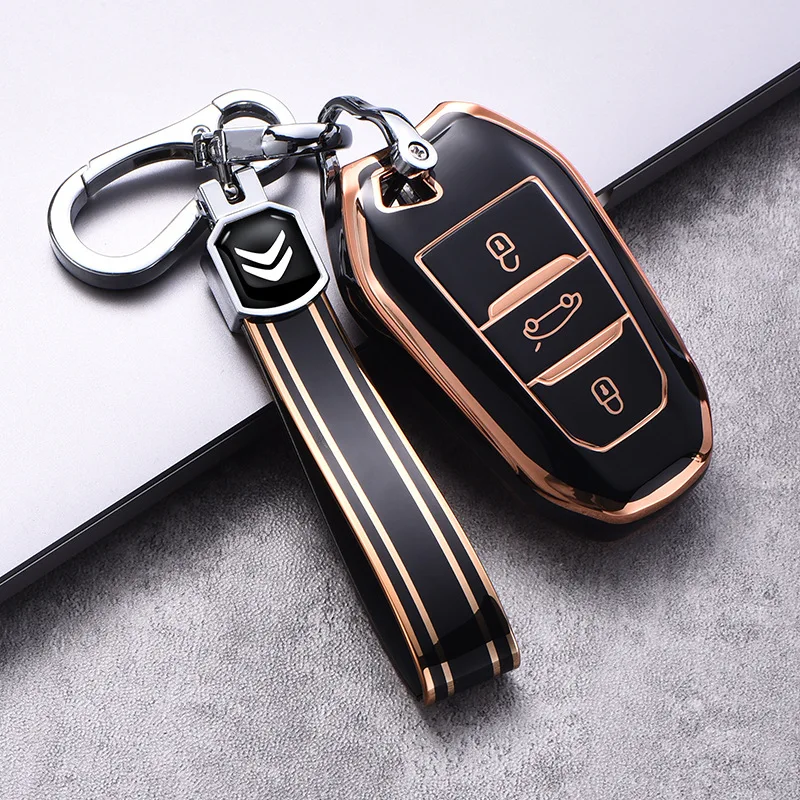 

Чехол для автомобильного ключа из ТПУ для Peugeot 208 3008 307 4008 308 508 408 Citroen CACTUS C8 C4 C3 C6