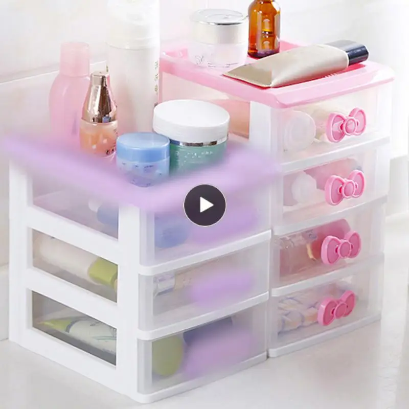 

Plastic Makeup Drawer Organizer Multipurpose Durable Cosmetic Storage Box Bathroom Storage Accessories For Home And Office